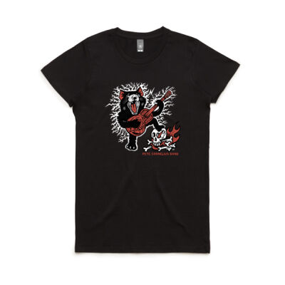Pete Cornelius Band "Devil rockin' out" Womens Tee Thumbnail
